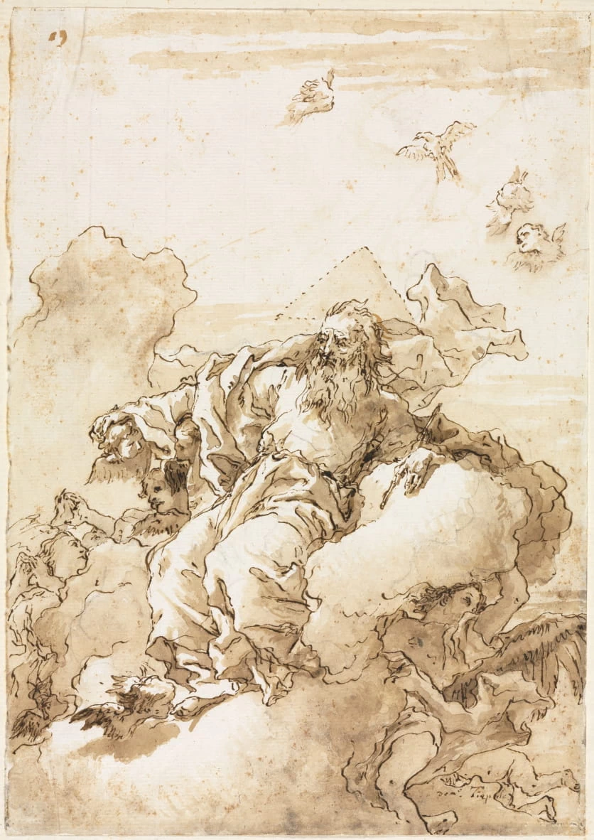 Dio Padre con il simbolo della Trinità - Cleveland Museum of Art